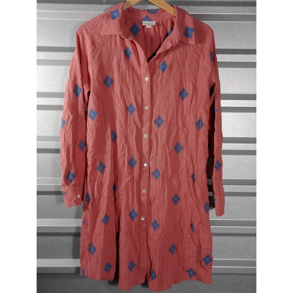 Purejill 100% Cotton Dress Sz M
